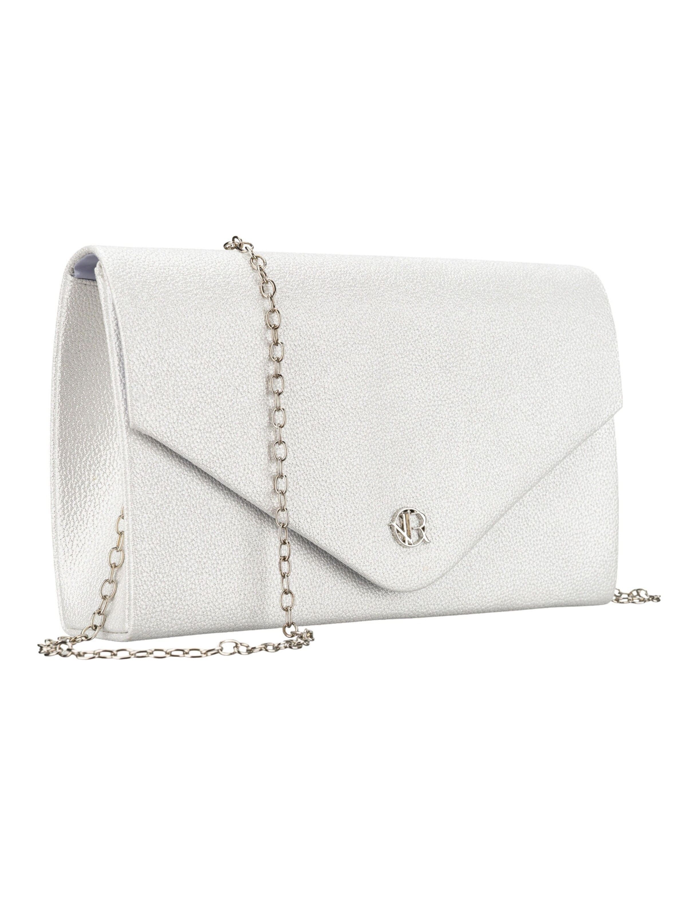 Tomshop24-7 Clutch 'Rovicky Ula' in Silver: front