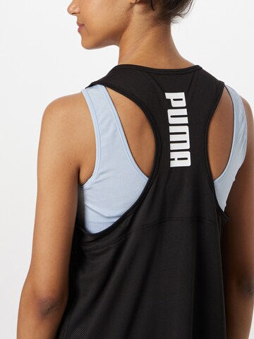 PUMA Sportovní top 'Train All Day' – černá