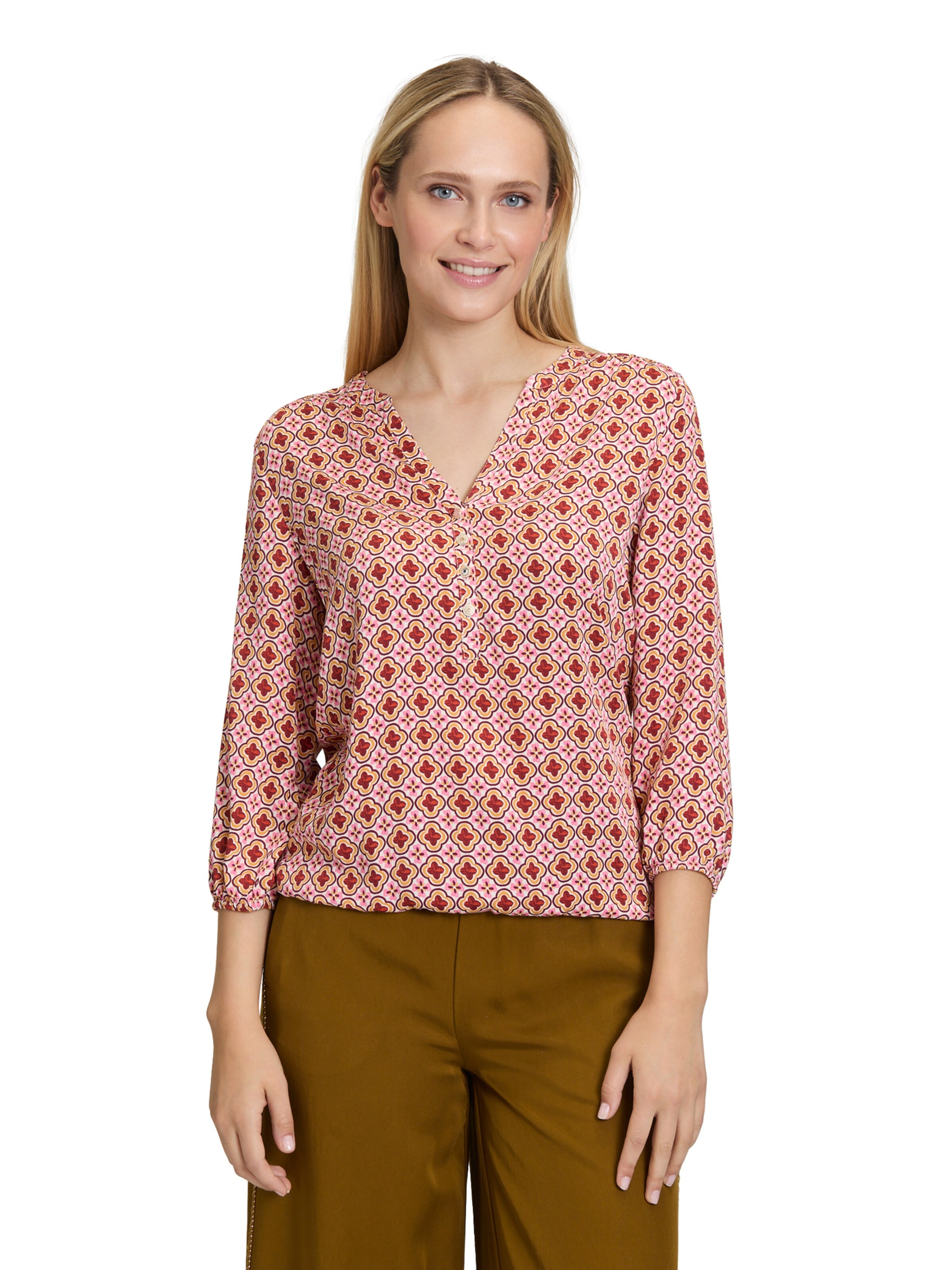 Cartoon Blouse in Red: front