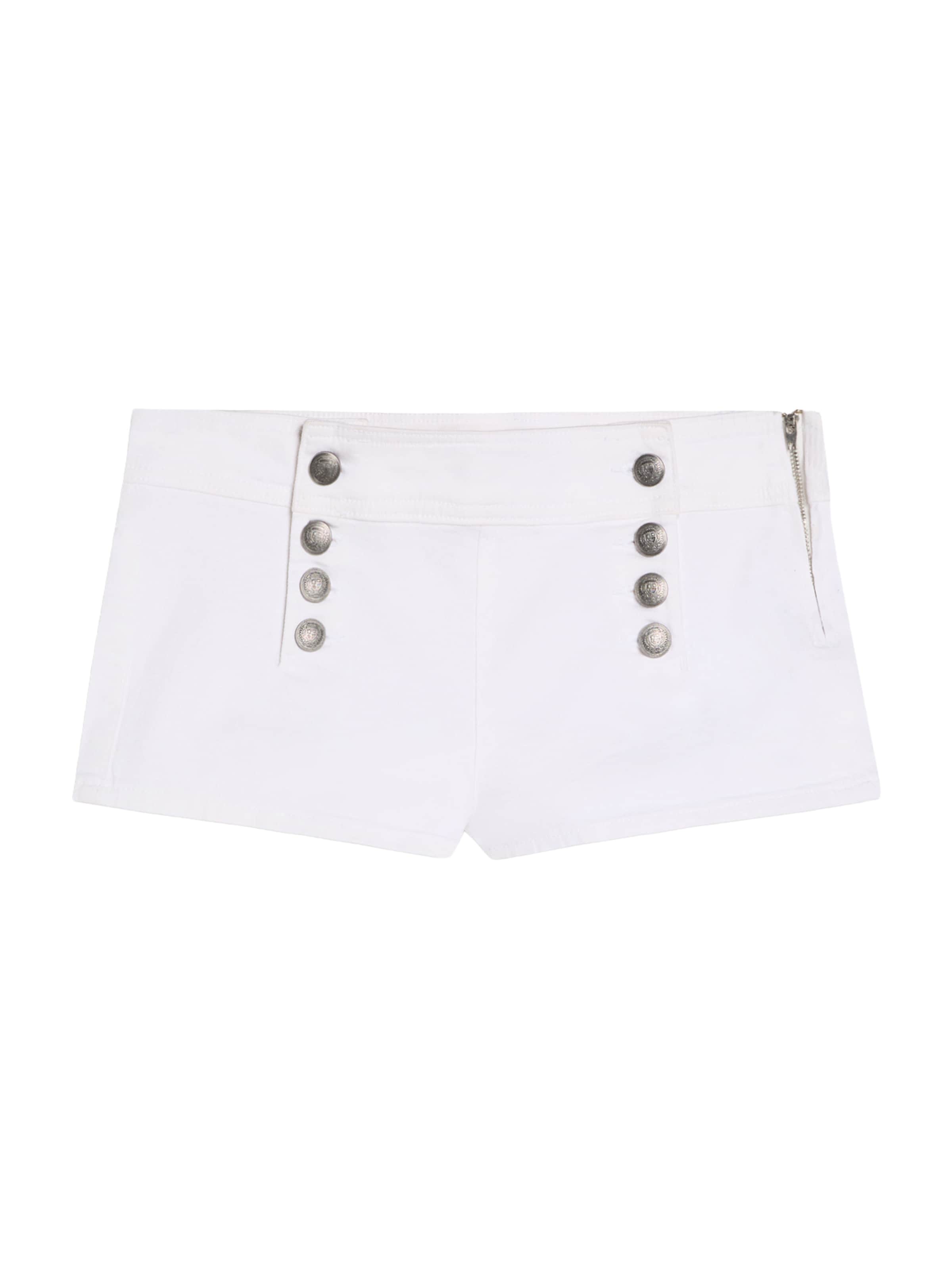 Bershka Jean en 24-25 en blanc, Vue avec produit
