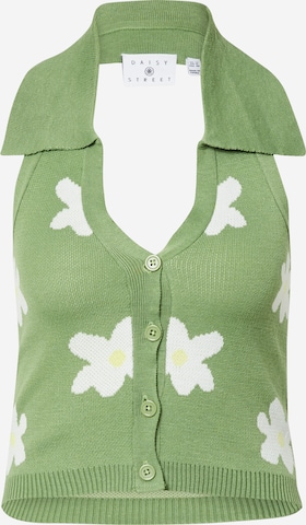 Top in maglia di Daisy Street in verde: frontale