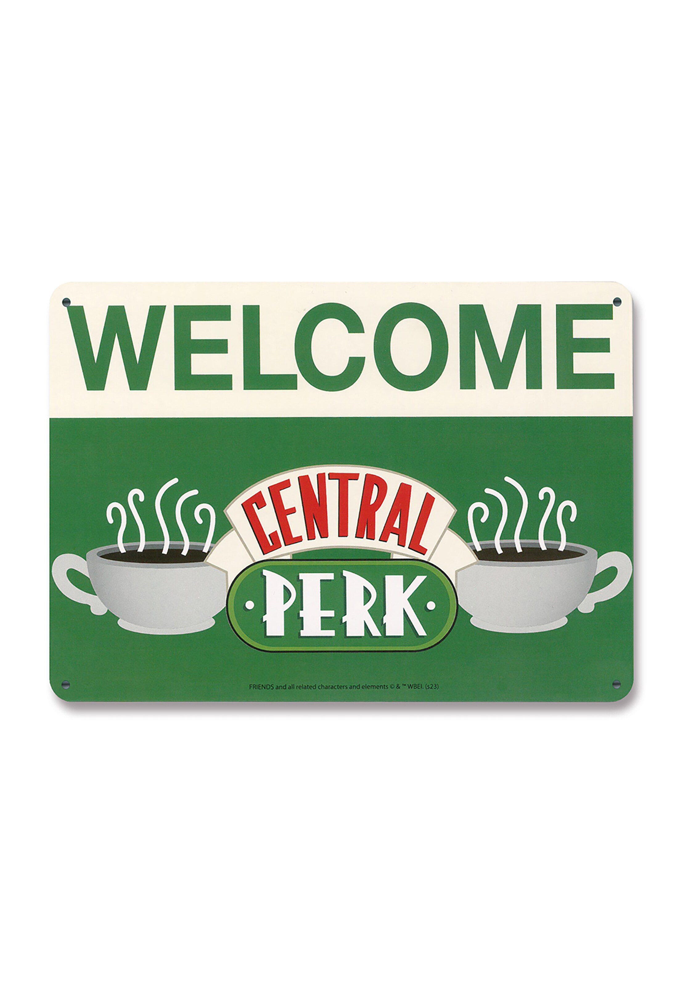 LOGOSHIRT Afbeelding 'Friends - Central Perk - Welcome' in Groen: voorkant