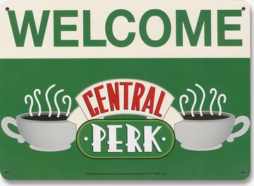 LOGOSHIRT Image 'Friends - Central Perk - Welcome' in Green: front