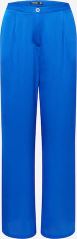 Nasty Gal Plus Wide Leg Plissert bukse i blå: forside