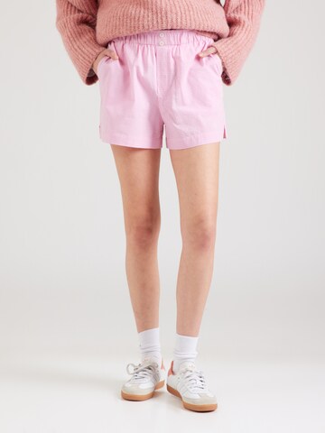 Loosefit Pantaloni 'ONLFILUCCA' di ONLY in rosa: frontale