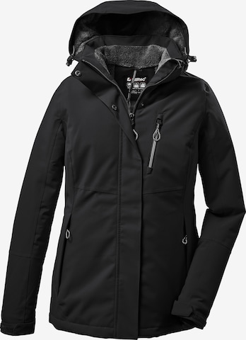 KILLTEC Outdoorjacke in Schwarz: Vorderseite