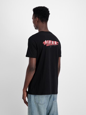 T-Shirt ALPHA INDUSTRIES en noir