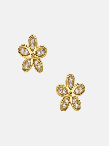DIAMANT LETERNEL Náušnice - Žltá: predná strana