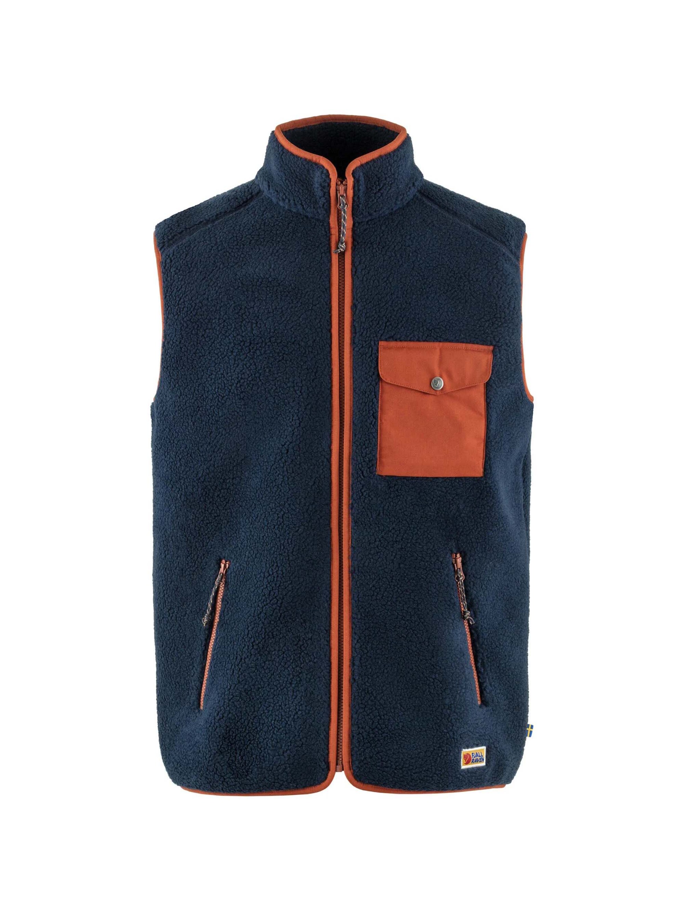 Fjällräven Vest 'Vardag Pile' in Blue: front