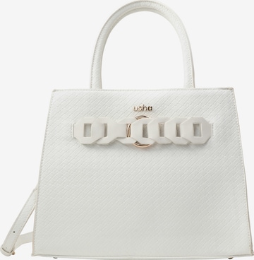 Usha Handbag in White: front