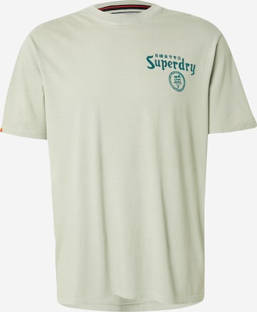 Superdry T-Shirt 'Tokyo Narrative' in Grau: Vorderseite