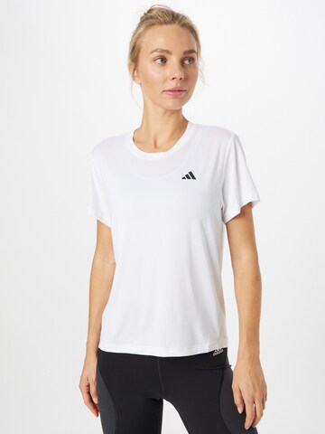 ADIDAS PERFORMANCE - Camiseta funcional en blanco: frente