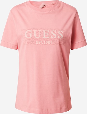 GUESS Funkční tričko 'BEULAH' – pink: přední strana