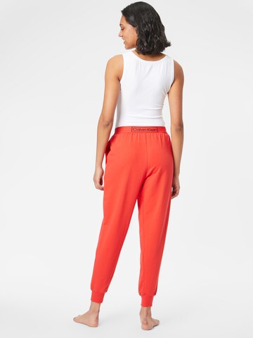 Calvin Klein Underwear Tapered Παντελόνι πιτζάμας σε πορτοκαλί