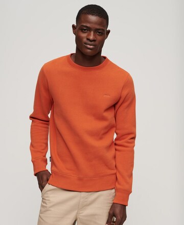 Sweat-shirt Superdry en orange : devant