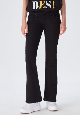 LTB Flared Jeans in Black: front