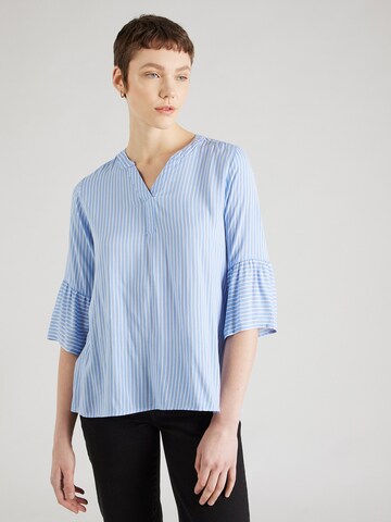 Sublevel Blouse in Blauw: voorkant