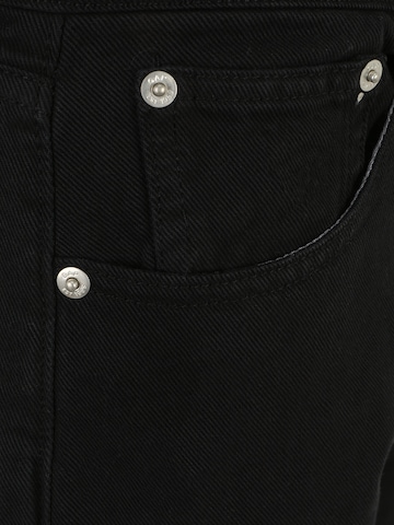 GAP Široke hlačnice Kavbojke | črna barva