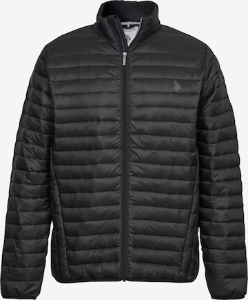 U.S. POLO ASSN. Välikausitakki 'Mark' värissä musta: etupuoli