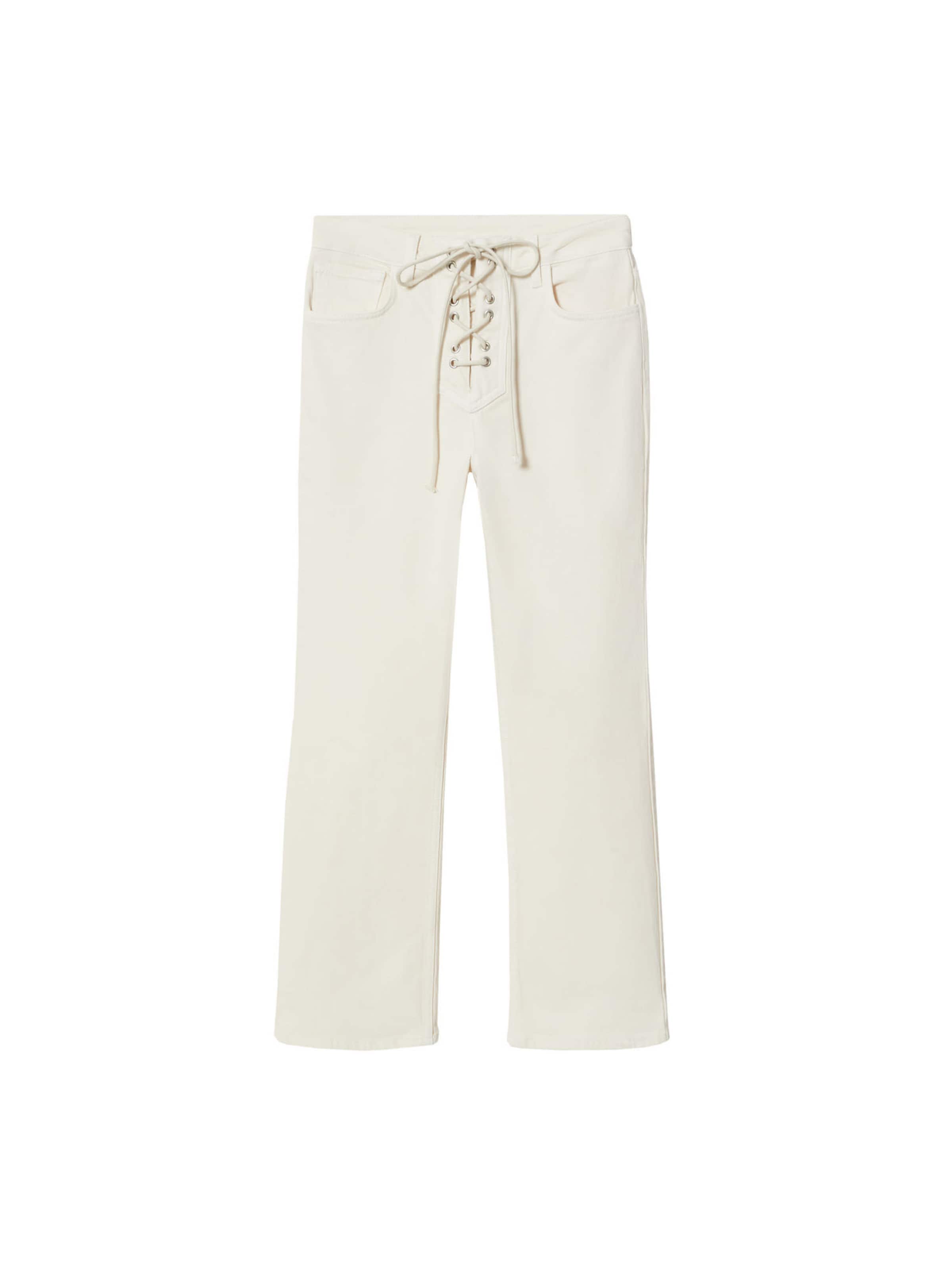 MANGO Regular Jeans in Beige: Vorderseite