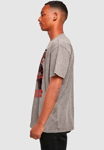 ABSOLUTE CULT Shirt 'Deadpool - Deadpool Vs Deadpool' in Grey