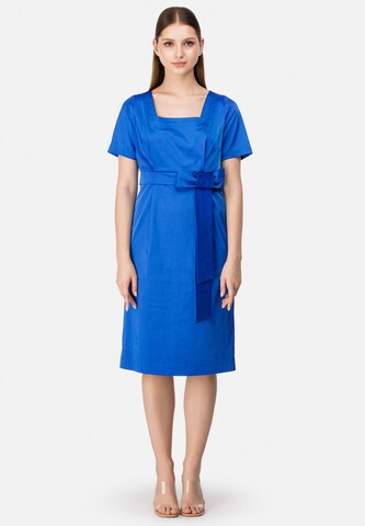 HELMIDGE Cocktailjurk in Blauw: voorkant