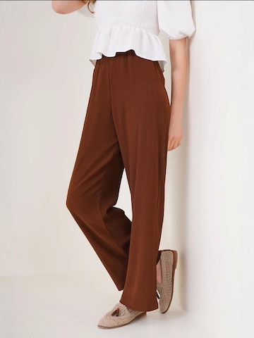 Bigdart Loose fit Trousers in Brown: front