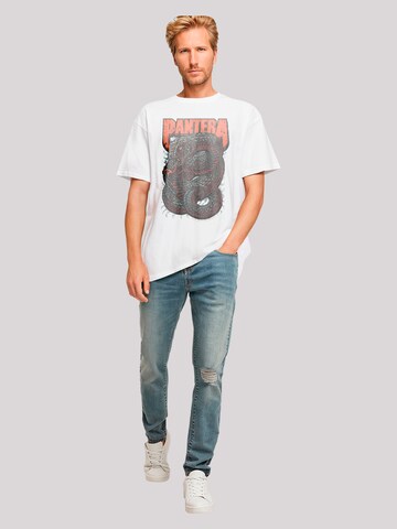 T-Shirt 'Pantera Venomous Snake' F4NT4STIC en blanc