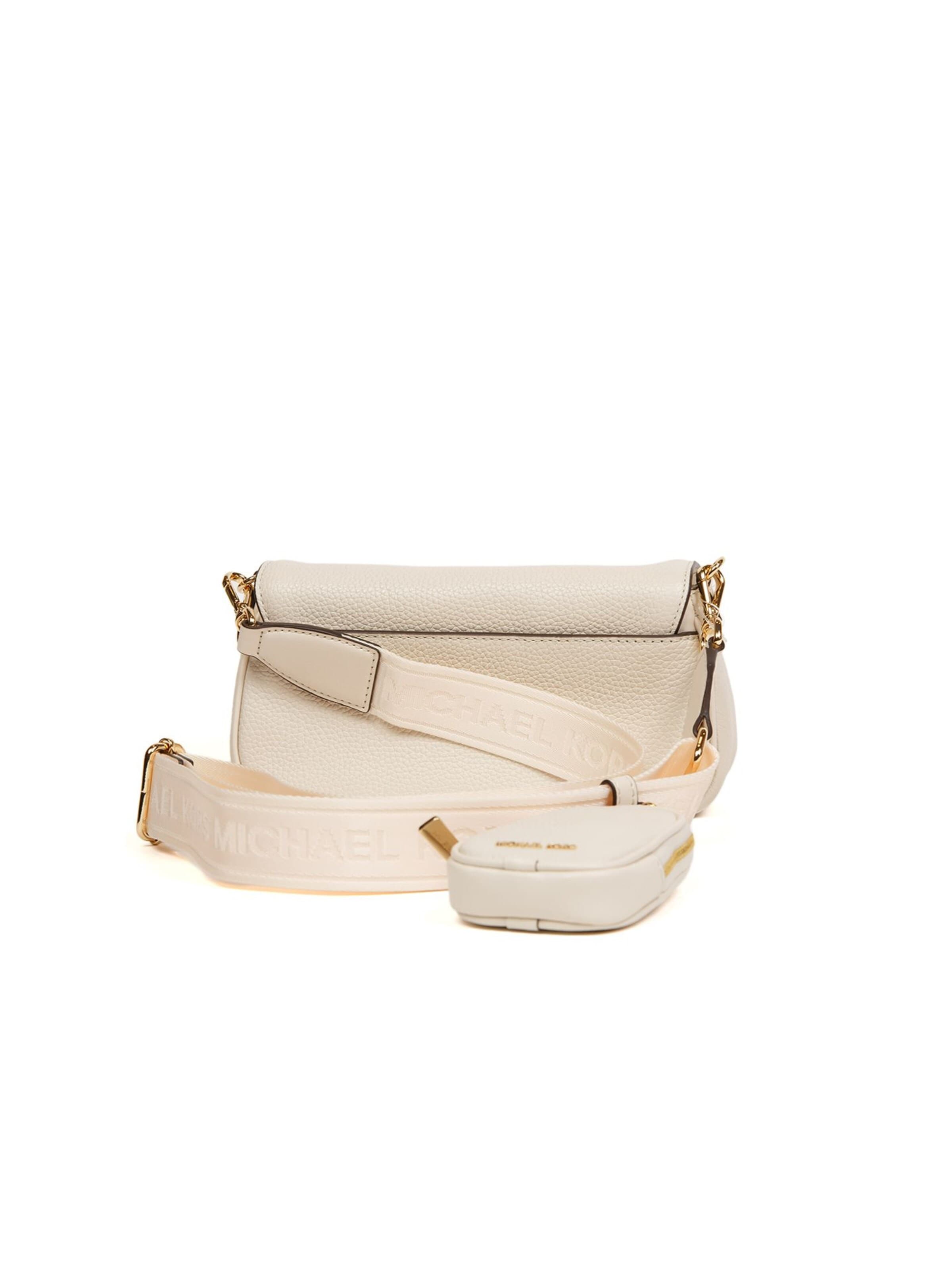 Michael Kors - Bolso de hombro 'Jet Set Travel Small Flap Crossbody With Tech Attachment' en beige
