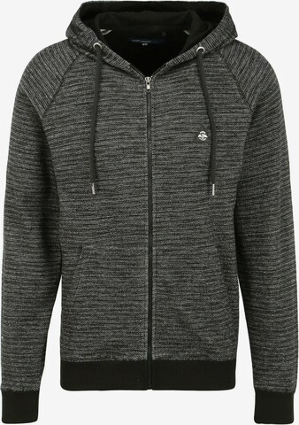 BLEND Zip-Up Hoodie 'Nuka' in Grey: front