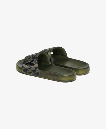 Superdry Strand-/badschoen 'Core' in Groen