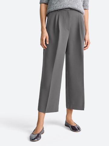 Rich & Royal Wide leg Pantalon in Grijs: voorkant