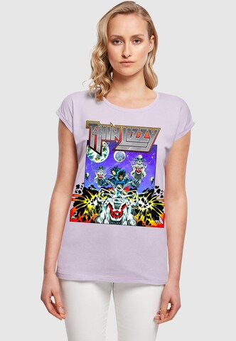 T-shirt 'Thin Lizzy - TL Rocker' Merchcode en violet : devant