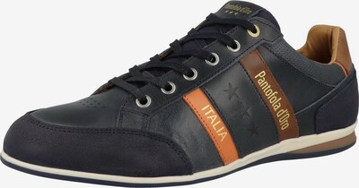 PANTOFOLA D'ORO Sneaker 'Olbia Uomo' in navy / hellbraun / goldgelb / orange, Produktansicht
