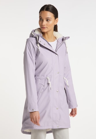 MYMO Winter Coat in Purple: front