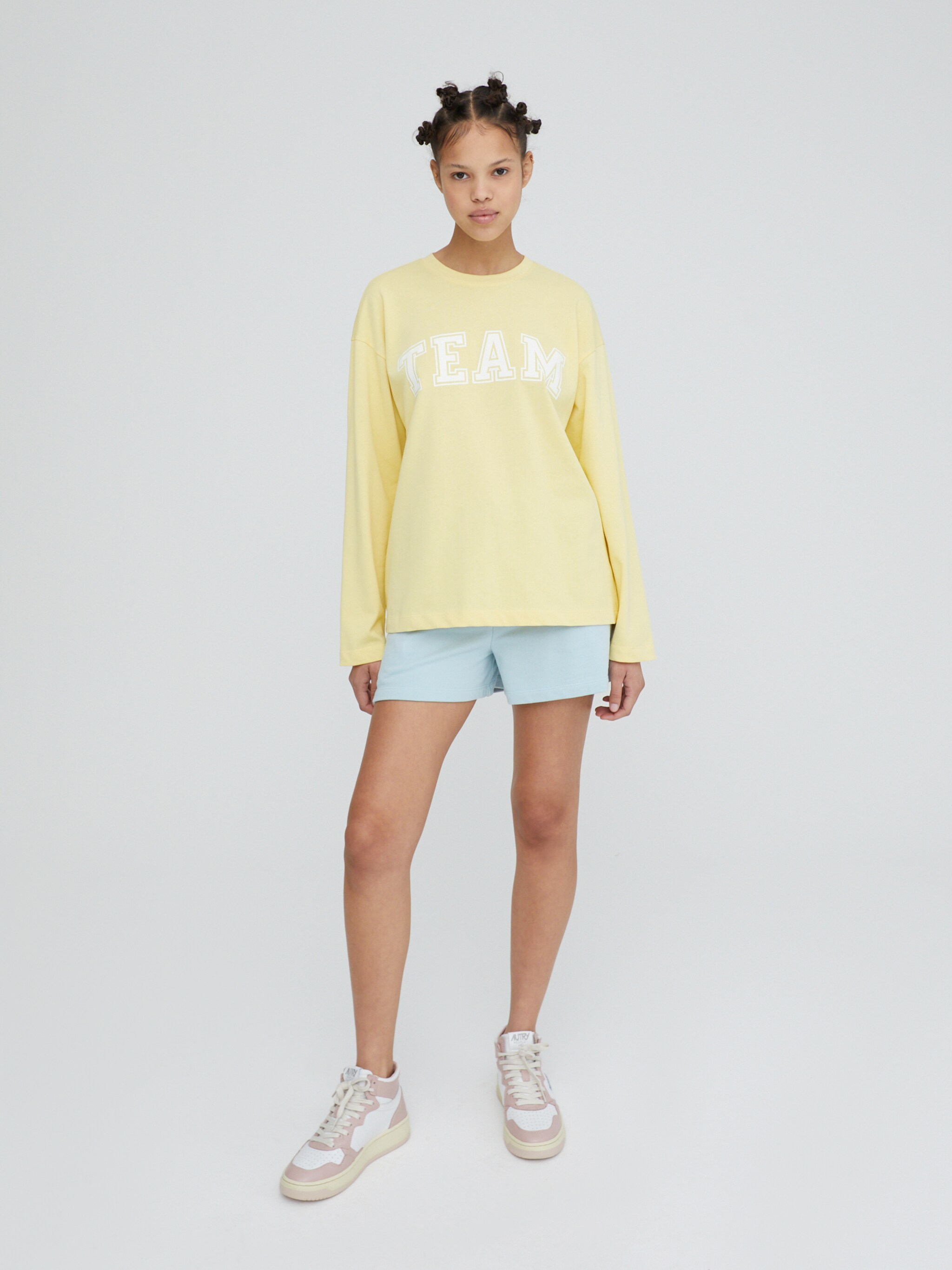 EDITED Produits T-shirt 'Frankie' jaune clair