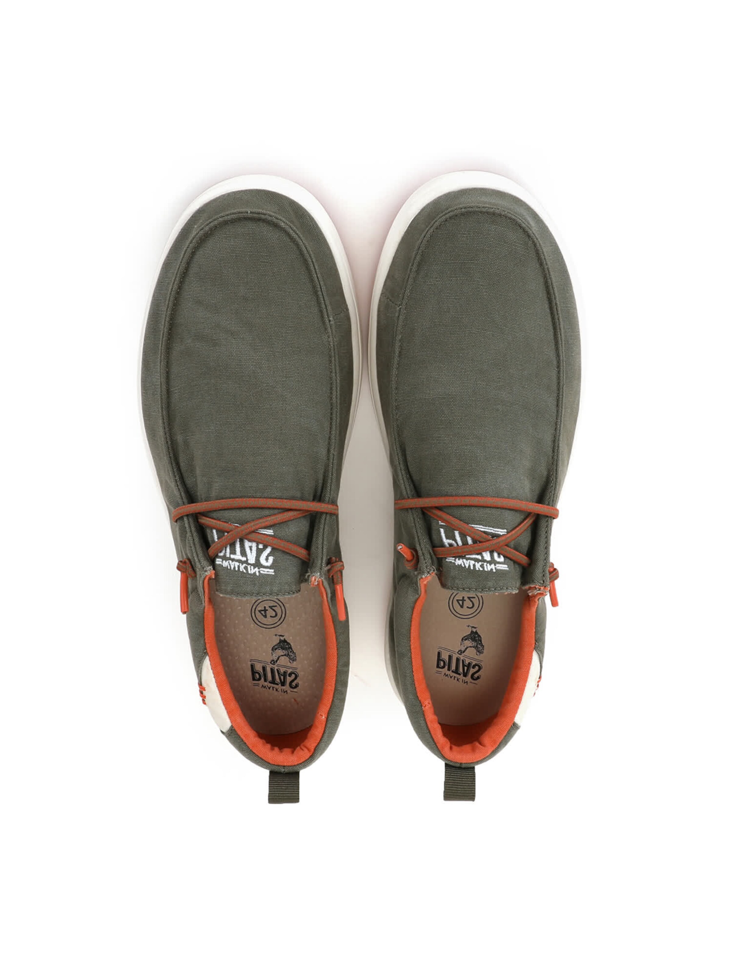 Walk In Pitas - Mocassins 'Biarritz' em verde: topo