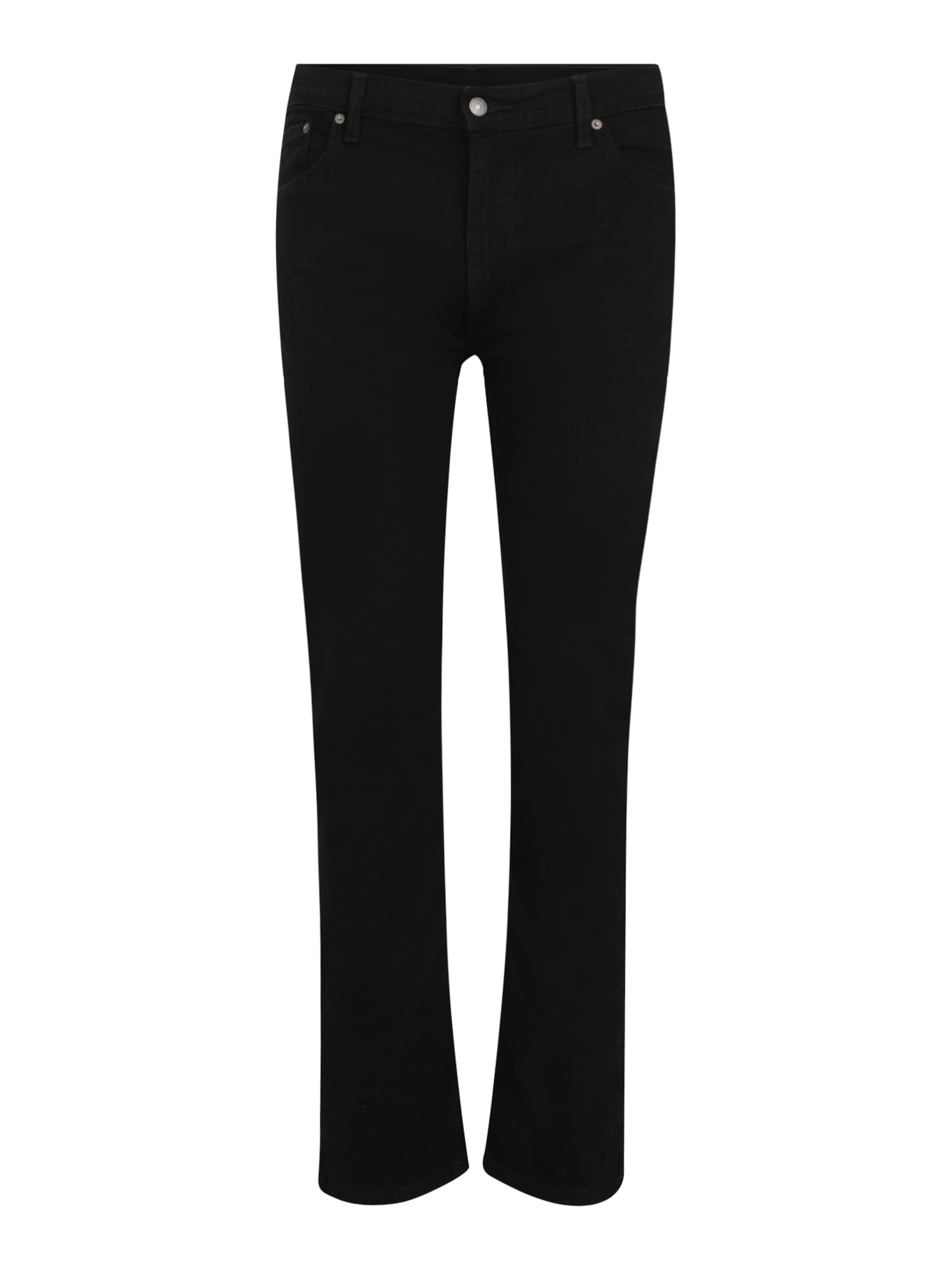 Levi's® Big & Tall - Slimfit Calças de ganga '511' em preto: frente