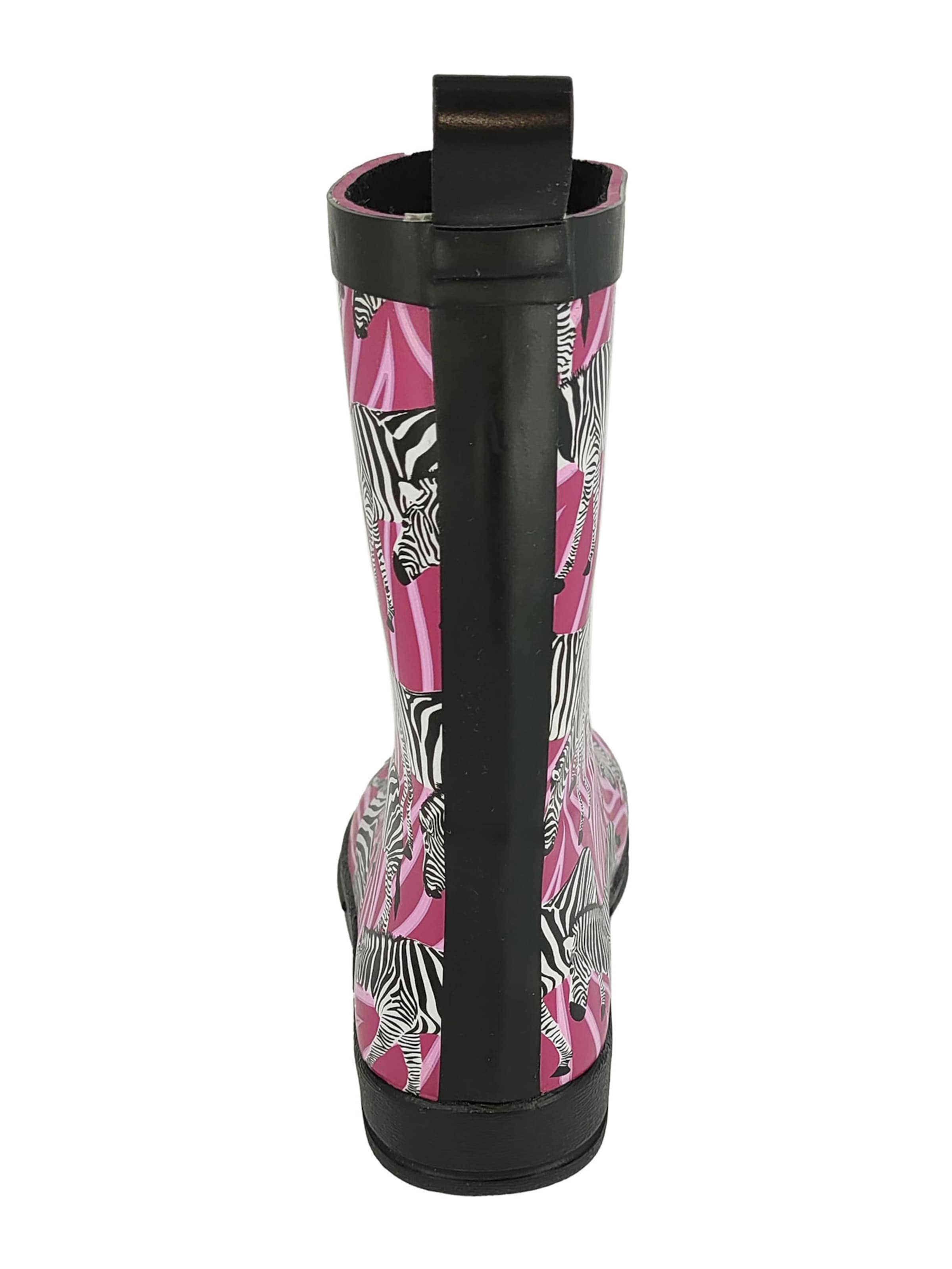 Bottes en caoutchouc 'Zebra' BECK en mélange de couleurs