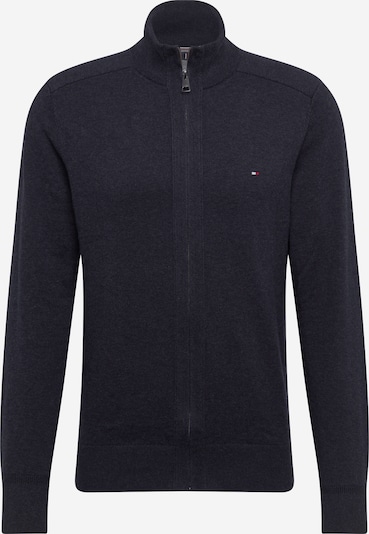 TOMMY HILFIGER Strickjacke 'PIMA' in schwarz, Produktansicht