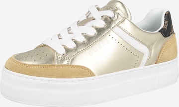 GUESS - Zapatillas deportivas bajas 'GILAX2' en plata: frente