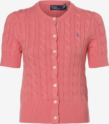 Polo Ralph Lauren Knit Cardigan in Pink: front