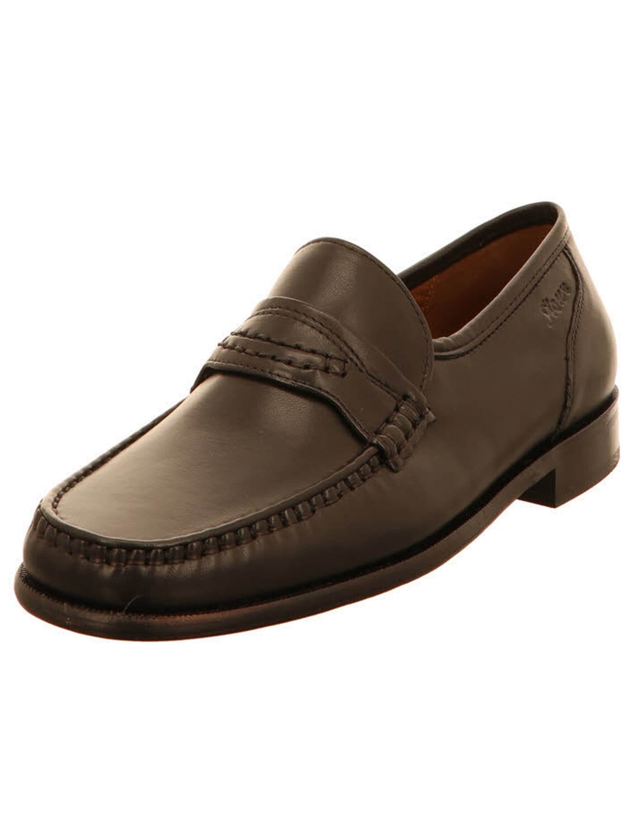 SIOUX - Zapatillas de casa 'Slipper Herren 20634 Echtleder in schwarz' en negro: frente