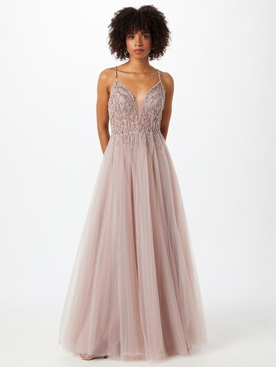 Rochie de seară LUXUAR pe mov lavandă, Vizualizare model
