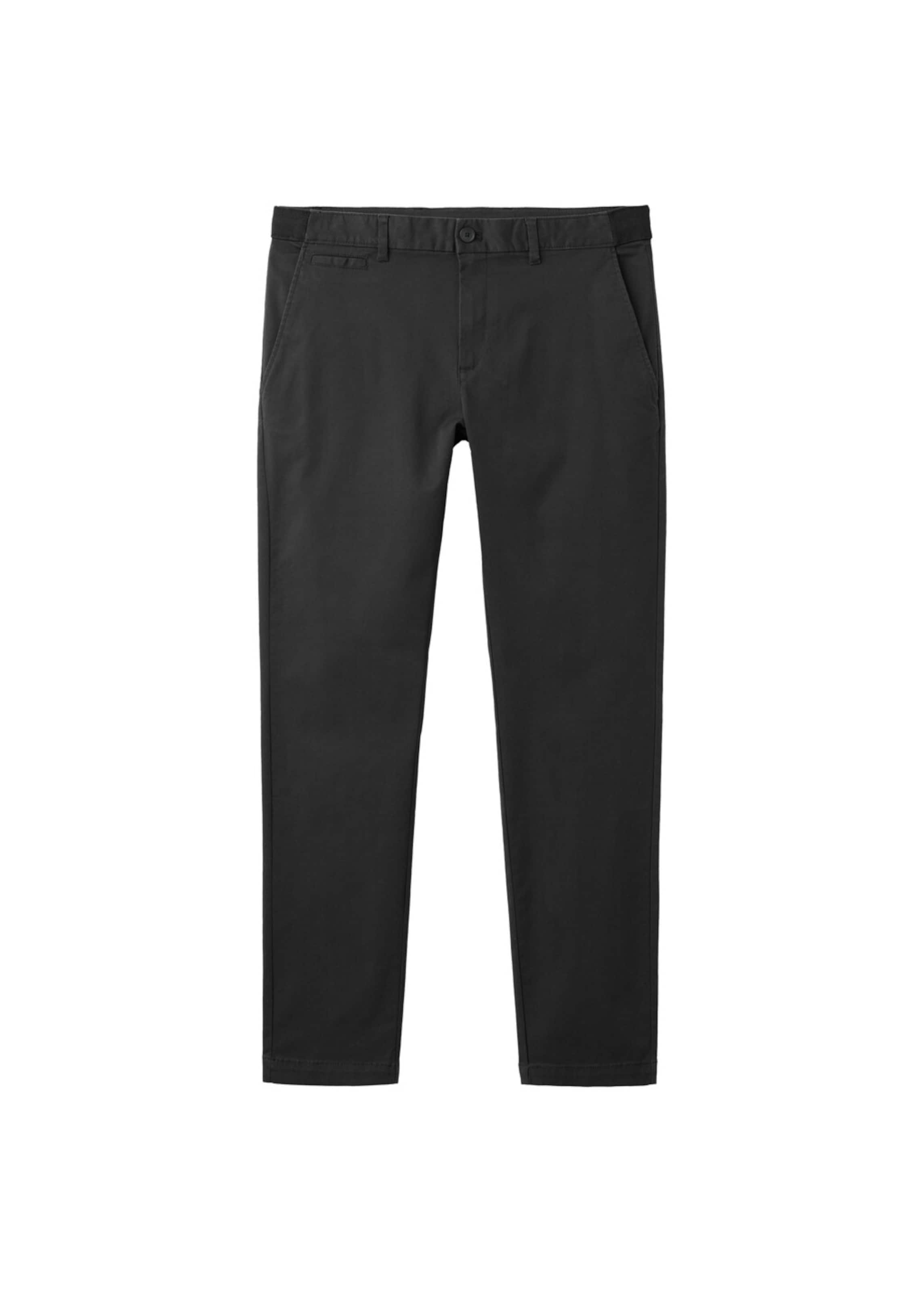 MANGO MAN Pants 'Prato' in Black: front