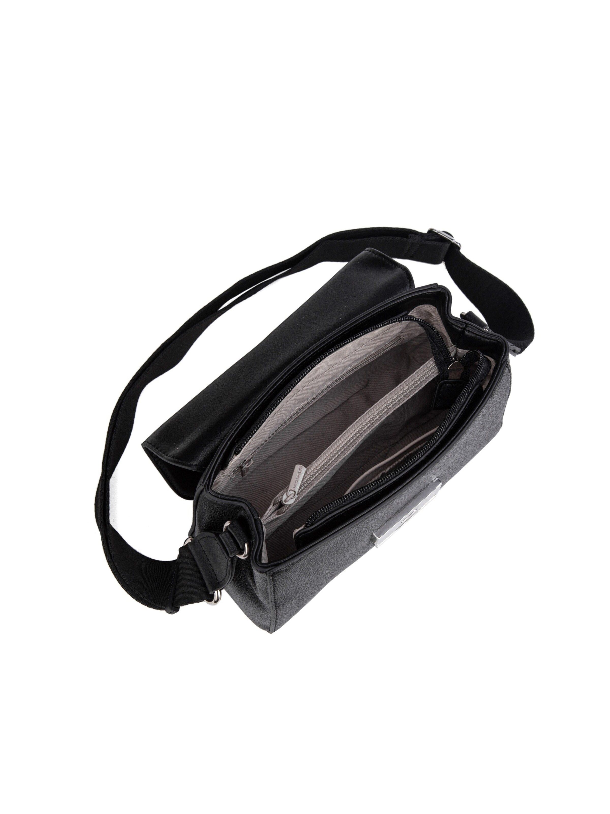 Borsa a tracolla di David Jones in nero