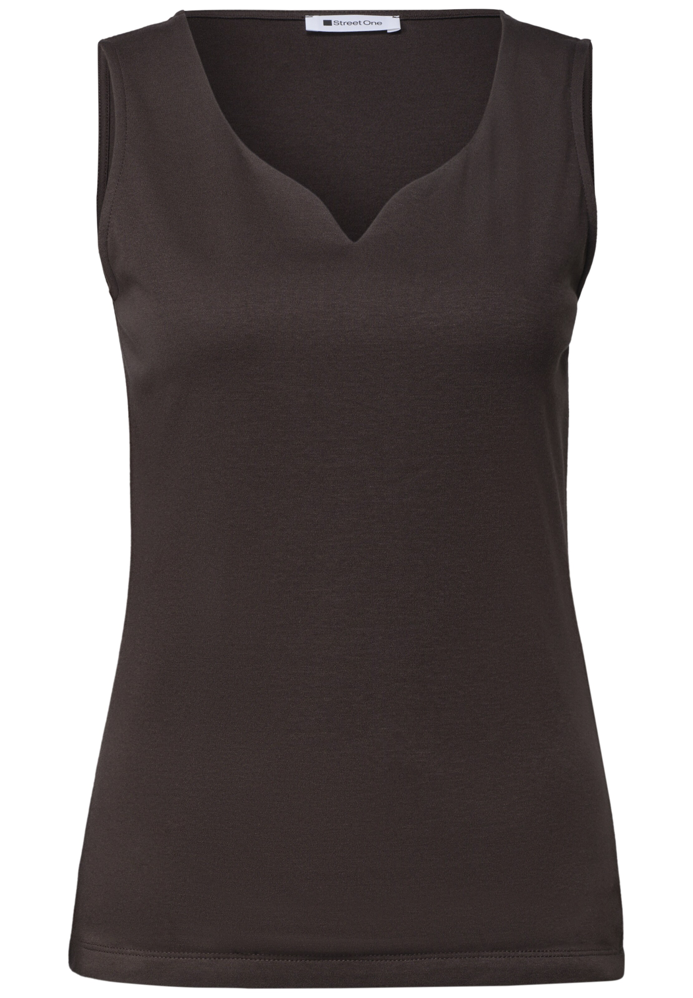 STREET ONE Top in Brown: front