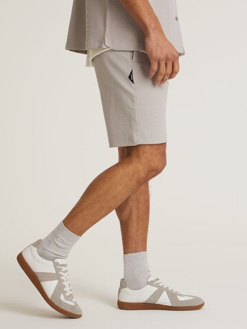CHASIN' Regular Broek 'Stone.s Structure' in Beige