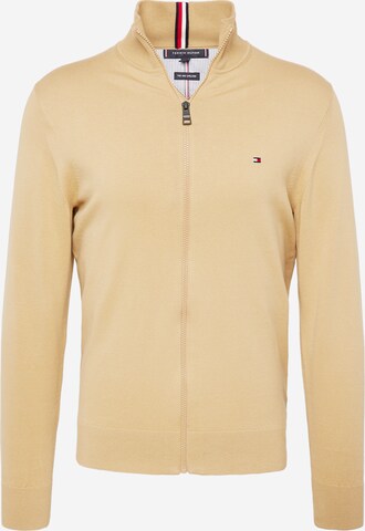 TOMMY HILFIGER Kofta '1985' i beige: framsida