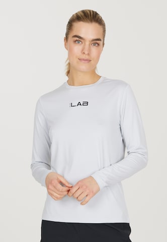 ELITE LAB Langarmshirt 'Core Elite X1' in Silber: Vorderseite